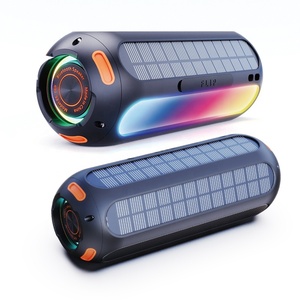Altavoz Portátil Solar a Prueba de Agua 5.3 con Batería Integrada, Luces LED, Salida de 20W para Teléfono Móvil y Computadora - Product Image 6