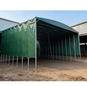 Toldo Plegable Eléctrico Móvil de PVC Impermeable para Carpa de Almacén Desplegable - Product Image 5