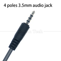 Câble d'extension audio USB vers jack 3,5 mm 4 pôles TTRS DC avec conducteur en cuivre pur pour haut-parleur de voiture, écouteurs, imprimante et ordinateur