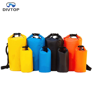 Divtop กระเป๋าเป้ PVC ลอยน้ำได้,กระเป๋ากันน้ำสำหรับใส่ขับขี่รถมอเตอร์ไซค์พายเรือคายัคตั้งแคมป์ม้วนด้านบน - Product Image 6