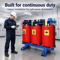 Transformateur sec à faible perte et haute efficacité, deux enroulements, 10 kV 400 V 630 kVA