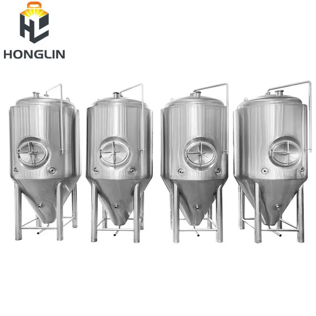 Fermentation Tank Beer Conical Fermenter Equipment Stainless Steel Tank 1000 Liter Micro Beer Brewery System