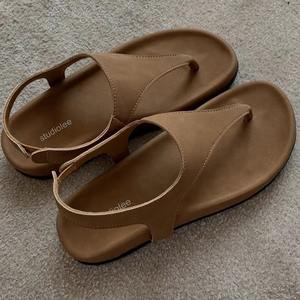 Sandalias Planas de Lujo con Estampado de Cocodrilo y Entresuela de Goma, Estilo 2026, para Playa y Aire Libre, Zapatos de Caminar para Mujer - Product Image 3