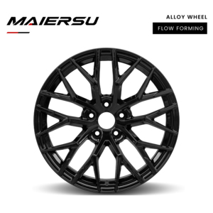 Jantes Flow Forming en promotion 18 19 20 21 22 pouces noir brillant multi-rayons 5x112 pour <span class=keywords><strong>Audi</strong></span> <span class=keywords><strong>A3</strong></span> A4 Q5 Q7 A6 - Product Image 3