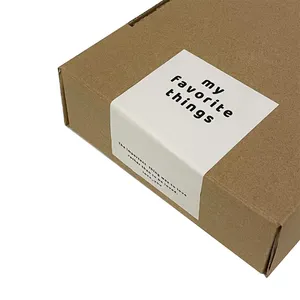 Водонепроницаемые наклейки с логотипом на заказ для упаковочной коробки