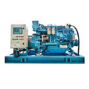 Generador diésel de uso marino de <span class=keywords><strong>50</strong></span> kW, generador de barco marino de <span class=keywords><strong>50</strong></span> kW con motor Cummins con bomba de agua de mar e intercambiador de calor - Product Image 2