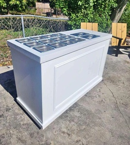 Mobiliario Comercial Personalizado Carrito Plegable Móvil para Aperitivos Bar de Catering Portátil Carrito de Venta de Frutas Plegable para Comida Rápida - Product Image 5