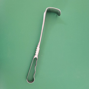 Manico ad anello 25cm in acciaio inox strumento ginecologico Kit chirurgico Richardson riavvolgitore - Product Image 2