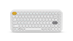 New 84-key Tri-mode Ergonomic Curved Rechargeable Bt 2.4g Wireless Plastic Membrane Keyboard Pet Film Switches Waterproof K1 2. - Product Image 5