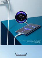Cable de Carga Súper Rápida USB C de 1M, 120W, Cable de Datos de Carga Rápida Inteligente 6A Tipo-C 3.0 3.1 para iPhone y Android, al Precio Más Bajo