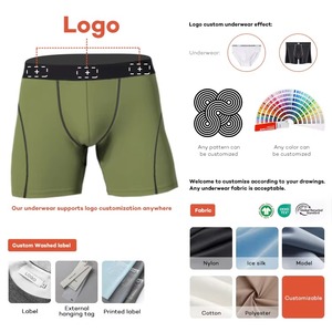 CELINNE High Quality Sports <b>Men</b> Underwear Modal Spandex 3D Support <b>Pouch</b> Skin Friendly Elastic Waist <b>Men</b> Boxer Briefs - Product Image 5