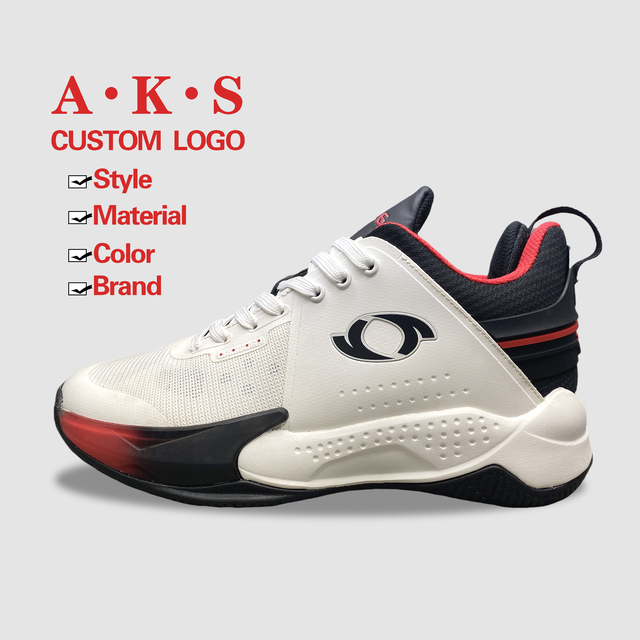 AKS Factory Men's Retro Basketball Shoes Custom Logo Sport Design Lightweight Breathable Autumn Summer