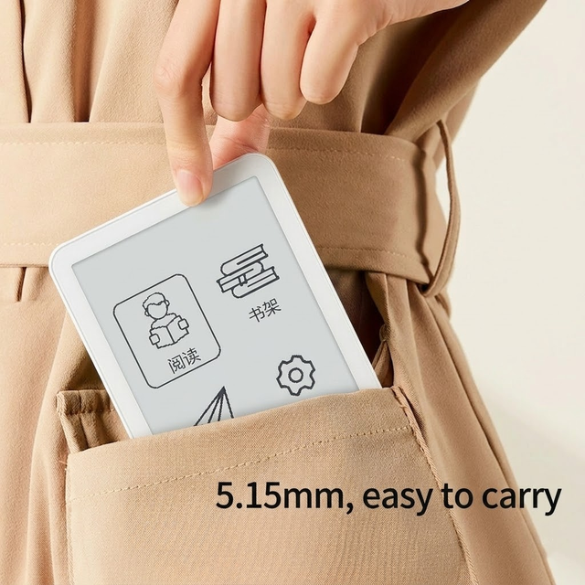 Customized 3.52 Inch E-book Reader Backlight WiFi Rtos System Portable Magnetic Digital Reading Device E-ink E-reader