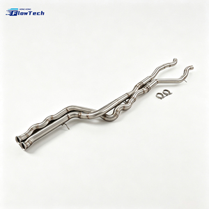Tubo Intermedio de Acero Inoxidable 304 de Longitud Igual para BMW F80 M3 F82 M4 S55 3.0T, Escape de Alto Rendimiento con Resonador - Product Image 3