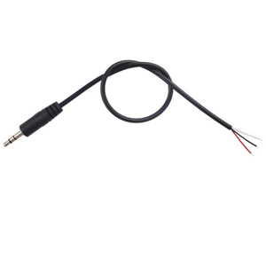 30cm 1m 3 çekirdek 3.5mm ses kablosu 3 kutuplu 1/8 "TRS fiş çıplak uç tel - Product Image 4