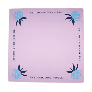 Jeu de Mahjong américain rose saumon 160 tuiles en acrylique avec flamants roses, ananas et fleurs tropicales pour soirée de jeu estivale - Product Image 6