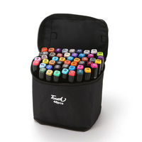 Ensemble de stylos marqueurs colorés, stylo pinceau manga, dessin, croquis, fournitures artistiques, papeterie, marqueurs de lettrage, fournitures scolaires