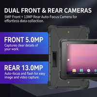 Tablette industrielle robuste AICSHTER AIC-T08-MTK 8 pouces Android 11 8 Go de RAM 1280x800 IP65 Étanche NFC 4G/WiFi 5 Face ID GPS OTG