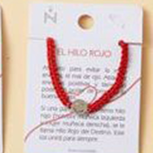 El Hilo Rojo, Juego de Pulseras de Cuerda Tejida a Mano con Dijes de Acero Inoxidable para Mujer, 12 Piezas, Joyería de Moda para Regalo - Product Image 4