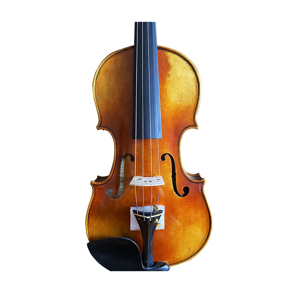 Seasound Nhà Máy Master Mịn Tay Chạm Khắc Maple Với Ngọn Lửa 15 Năm Khô Tự Nhiên Violin JYV11