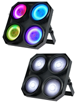 Projecteur Blinder 4 Yeux 4*100W COB RGBW 4-en-1 LED Étanche IP65 DMX512 pour Scène, Spectacles Musicaux et Éclairage de Public