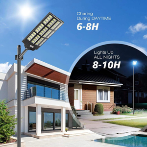 OEM Commercial Integrated Solar LED Street Lights MPPT IP65 100W <b>Battery</b> All One 6000K Daylight Theme Park Waterproof 2-Year NJ- - Product Image 5