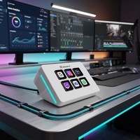 Clavier programmable MiraBox Mini Gaming Macro Pad, contrôleur de raccourcis à 3/6 touches pour PC Gamer, Discord, OBS Streaming