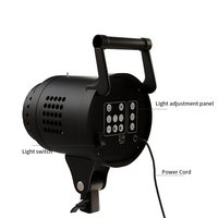 SH 135W Fotografie Bowens Beleuchtung LED-Videolampe Tageslicht Blitzstudio mit 1000-9000K Farbtemperatur 110-220V AC/DC