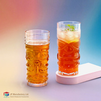 Verre à bière en plastique incassable 500ml Bar Tiki Tumbler Bière Jus Boisson Tiki Cup
