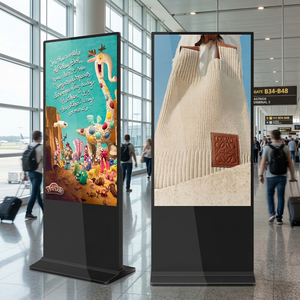Lecteur publicitaire sur pied vertical Offres Spéciales 4k Affichage et affichage numériques mobiles Lecteur multimédia d'information numérique pour magasin - Product Image 1