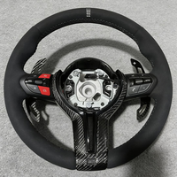 Volant de voiture en fibre de carbone M Sports pour BMW F30 F35 F36 F33 F10 F15 F36 F20 F22 F25 F32 F80 F90 M3 M4 M5 X5 E70 E90 E91 E92