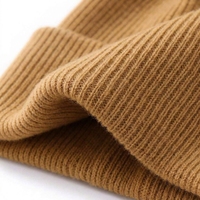 Casquettes d'hiver personnalisées avec logo brodé 3D, bonnets en laine mérinos tricotée de haute qualité