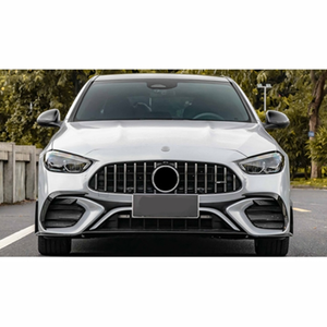 Pièces automobiles YUNZ pour Mercedes-Benz Classe C W205 Kit carrosserie de mise à niveau W206 C63 Pare-chocs avant/arrière à fixation par boulons Grille Pièces extérieures - Product Image 3
