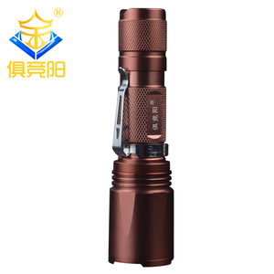 T6 ไฟฉาย LED แบบชาร์จไฟได้อลูมิเนียมอัลลอยด์หรี่แสงได้ 20000 ชั่วโมงกลางแจ้งแคมป์ปิ้งขี่กลางคืนป้องกันตัวเอง - Product Image 4