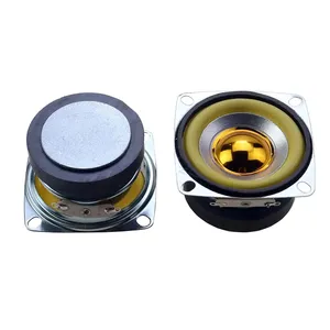 3Ohm 5W 53MM Maceta musical Altavoz 45mm Altavoz magnético externo Espuma Amarillo Azul Rojo Verde Borde Tapa brillante