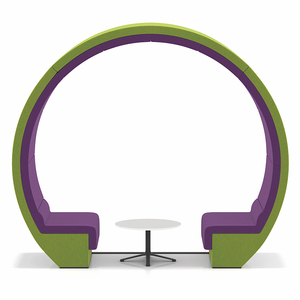 Canapé commercial pour zone de réception, modulaire, en tissu, nouveau design, forme ronde, canapé de bureau moderne, ensemble de canapés sectionnels, mobilier de bureau - Product Image 1