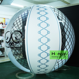 Ballon de <span class=keywords><strong>plage</strong></span> transparent en PVC ballons gonflables noirs et blancs annonçant des ballons jouets - Product Image 2