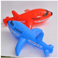 Jouet d'avion gonflable en PVC OEM 747, petit modèle 3D en vinyle souple pour décorations de fête d'enfants, divertissement sportif, cadeaux promotionnels