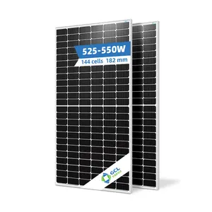 Gcl Tier 1 Célèbre marque 9bb Perc Panneau d'énergie solaire 545W 550W pour l'Inde Pays