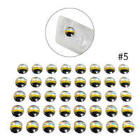 Yeux de pêche Howell OEM 3D/4D en forme de bâton, pupille de 3 mm à 7 mm, pour appâts et montage de mouches, outils et accessoires de pêche essentiels