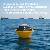 Bouée météorologique marine personnalisable à énergie solaire pour la surveillance du spectre des ondes à l'interface mer-air, destinée aux stations météorologiques océaniques