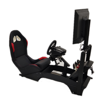 Promotion Exceptionnelle : Cockpit de Course Simulateur F1 avec 6DOF Incluant Châssis de Jeu de Conduite, Rig de Simulation et Support Moniteur Simple sur Pied