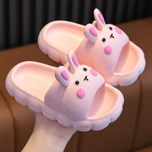 Chaussons d'été pour enfants, motif lapin mignon, à bout ouvert, antidérapants, semelles souples, pour la baignade - Grande Vente - Product Image 3