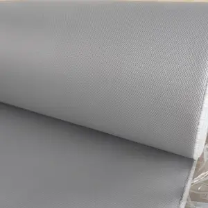 Tissu enduit de silicone de fibre de verre d'isolation thermique de haute résistance