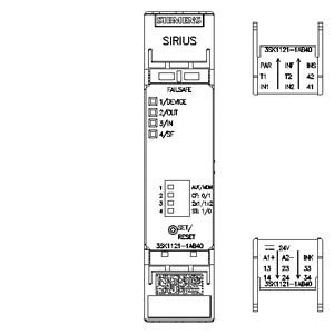 3SK1121-1AB40 Safety <b>Relay</b> Siemens Sirius 4SF1 2 Channel Safety <b>Relay</b> for Industrial Control - Product Image 2