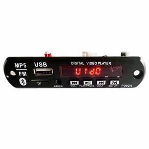 <span class=keywords><strong>Bluetooth</strong></span> MP5 dekoder kurulu için destekler 1080P HD Video araba MP4/MP5 çalar hoparlör anakart PCBA ürün - Product Image 5