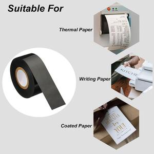 โรงงานรับผลิตริบบอนถ่ายโอนความร้อนสำหรับการพิมพ์ฉลาก ริบบอนแบบแว็กซ์/เรซิน/แว็กซ์เรซินสำหรับการพิมพ์บาร์โค้ด - Product Image 5