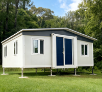 Maison de conteneur extensible moderne de 20 à 40 pieds Sinoy Maison mobile à panneau sandwich en acier 1 2 3 chambres à coucher pour bureau de salle de bain d'hôtel
