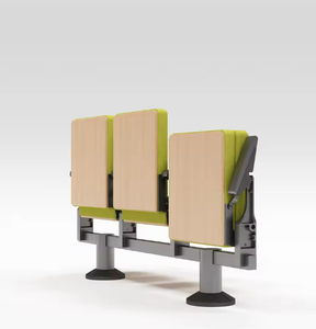 Mobilier scolaire, siège pliable pour auditorium universitaire, salle de conférence, chaise d'étudiant avec bureau - Product Image 5