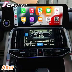 Topnavi QLED màn hình <span class=keywords><strong>Android</strong></span> cho Toyota Landcruiser <span class=keywords><strong>lc300</strong></span> 2022 xe đa phương tiện GPS đài phát thanh xe máy nghe nhạc Carplay 4 gam 360 - Product Image 2